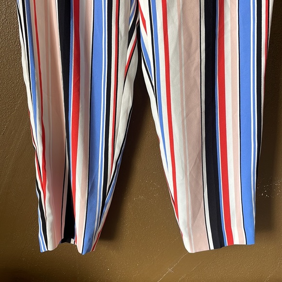 Express Red, White, and Blue Striped Lightweight Pants / Size Medium - Picture 2 of 7